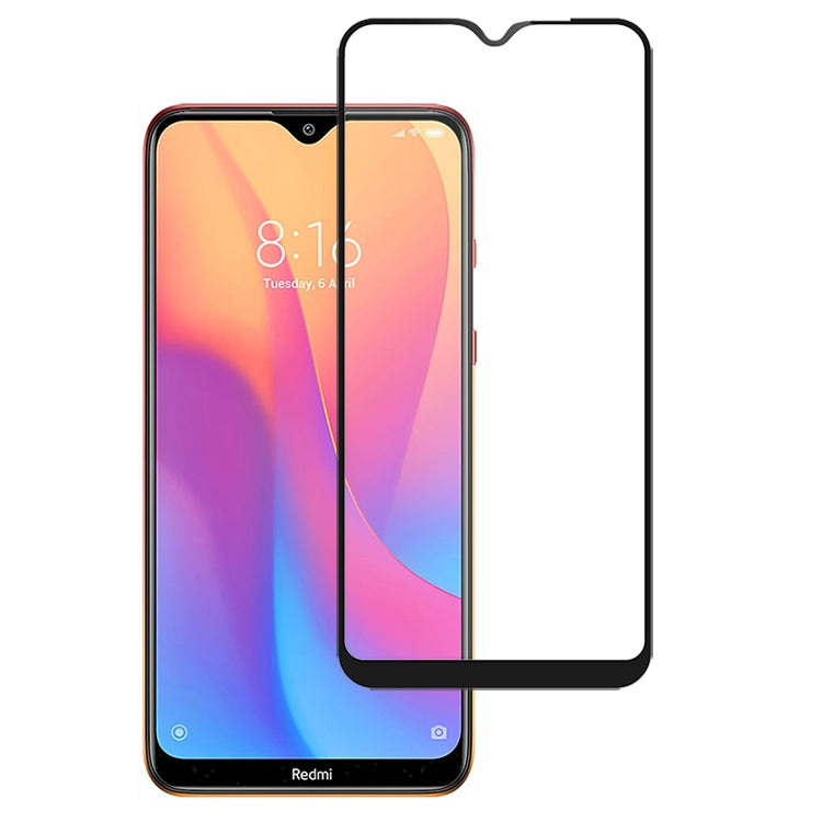 Tempered glass screen protector (2-pack) covering phone display with rounded edges