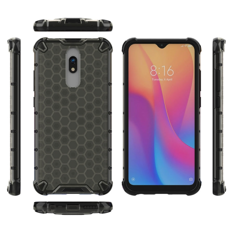 For Redmi 8 Shockproof Honeycomb PC + TPU Case, For Redmi 8