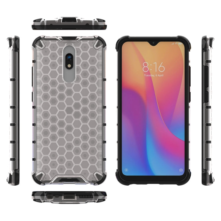 For Redmi 8 Shockproof Honeycomb PC + TPU Case, For Redmi 8