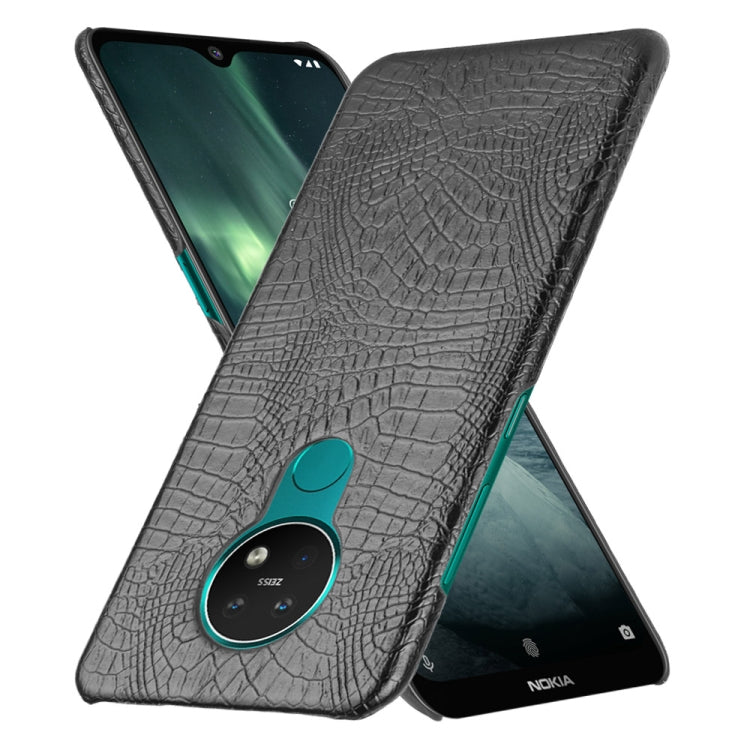 For Nokia 7.2 / 6.2 Shockproof Crocodile Texture PC + PU Case, For Nokia 7.2 / 6.2