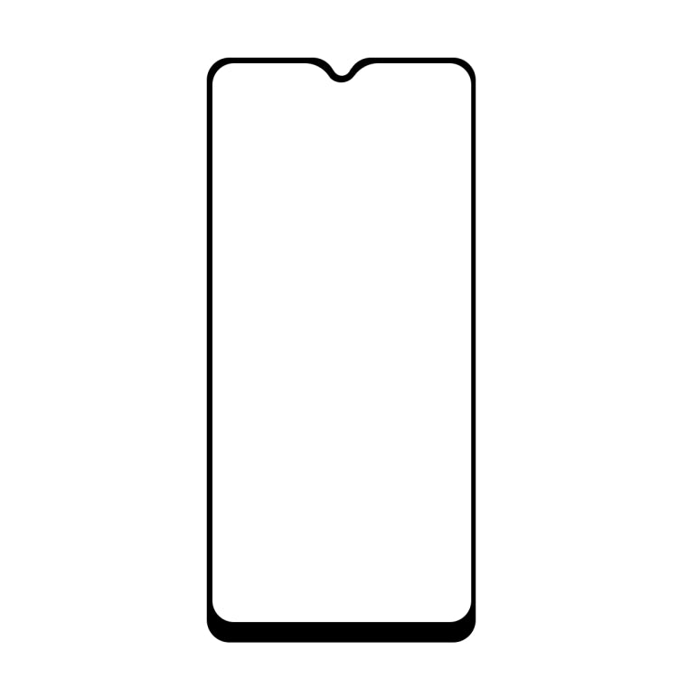 Clear tempered glass screen protector panel with rounded 2.5D edge