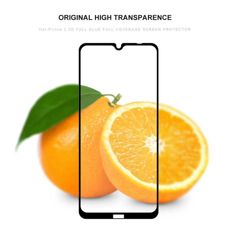Tempered glass screen protector with full-coverage curved edge for smartphone