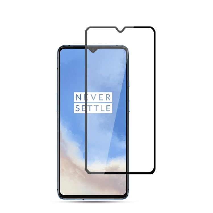Curved tempered glass screen protector for OnePlus 7T, full-screen coverage