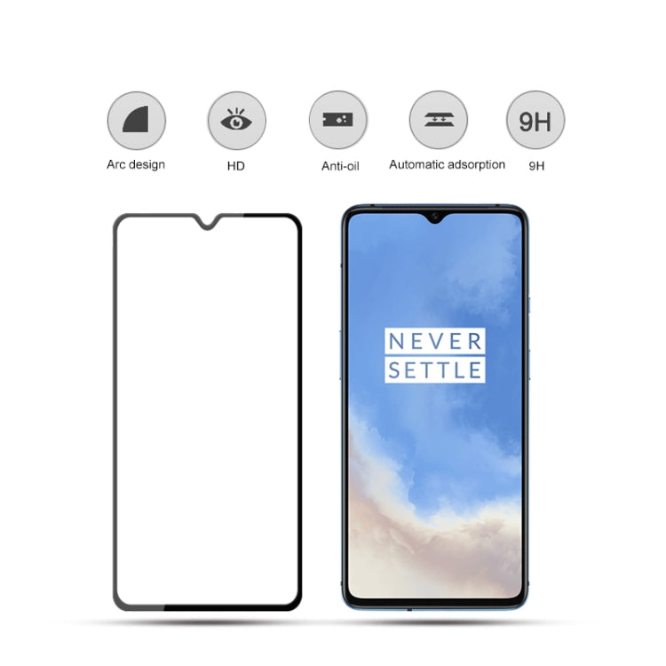 Curved tempered glass screen protector for OnePlus 7T with 9H hardness