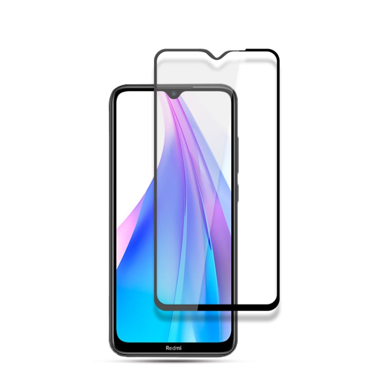 Tempered glass screen protector film set for Redmi Note 8T, two pieces