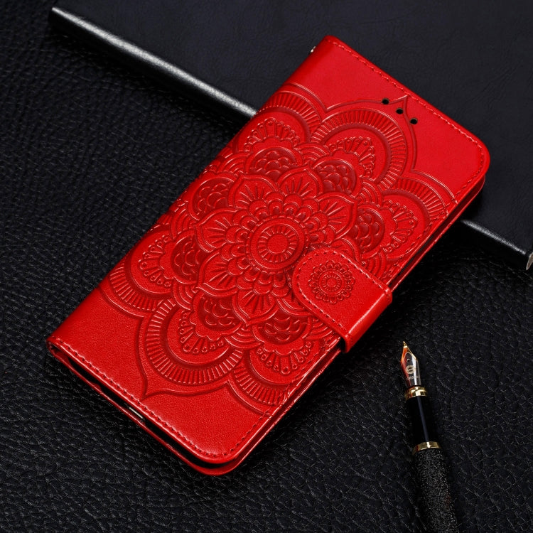 For Huawei Honor Play 3 Mandala Embossing Pattern Horizontal Flip Leather Case with Holder & Card Slots & Wallet & Photo Frame & Lanyard