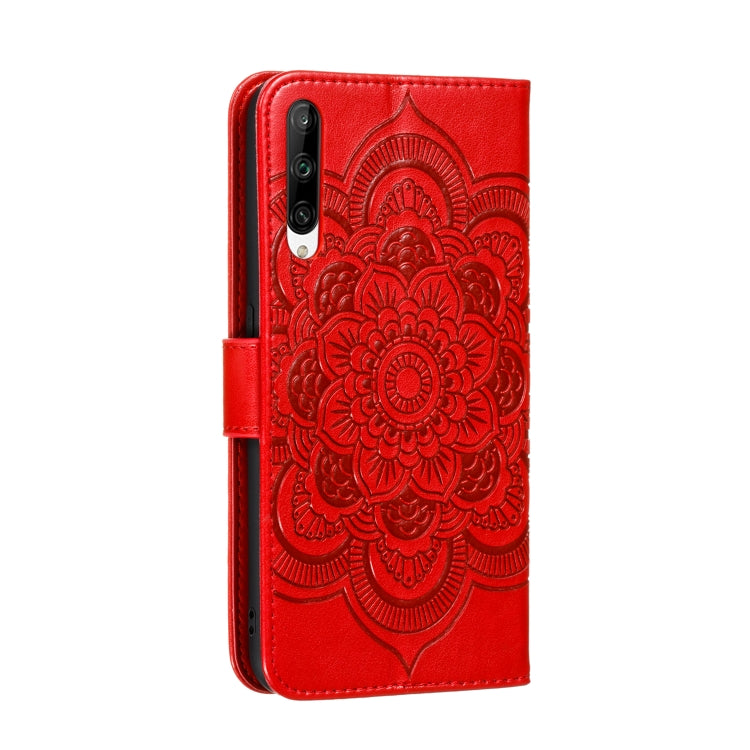 For Huawei Honor Play 3 Mandala Embossing Pattern Horizontal Flip Leather Case with Holder & Card Slots & Wallet & Photo Frame & Lanyard