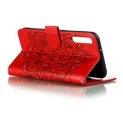 For Huawei Honor Play 3 Mandala Embossing Pattern Horizontal Flip Leather Case with Holder & Card Slots & Wallet & Photo Frame & Lanyard