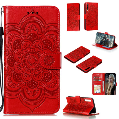 For Huawei Honor Play 3 Mandala Embossing Pattern Horizontal Flip Leather Case with Holder & Card Slots & Wallet & Photo Frame & Lanyard