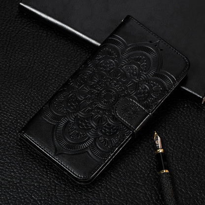 For Huawei Honor Play 3 Mandala Embossing Pattern Horizontal Flip Leather Case with Holder & Card Slots & Wallet & Photo Frame & Lanyard