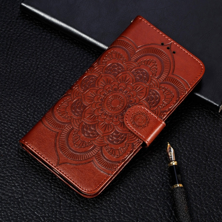 For Huawei Honor Play 3 Mandala Embossing Pattern Horizontal Flip Leather Case with Holder & Card Slots & Wallet & Photo Frame & Lanyard