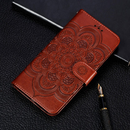 For Huawei Honor Play 3 Mandala Embossing Pattern Horizontal Flip Leather Case with Holder & Card Slots & Wallet & Photo Frame & Lanyard