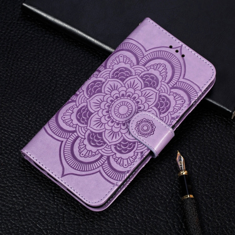 For Huawei Honor Play 3 Mandala Embossing Pattern Horizontal Flip Leather Case with Holder & Card Slots & Wallet & Photo Frame & Lanyard