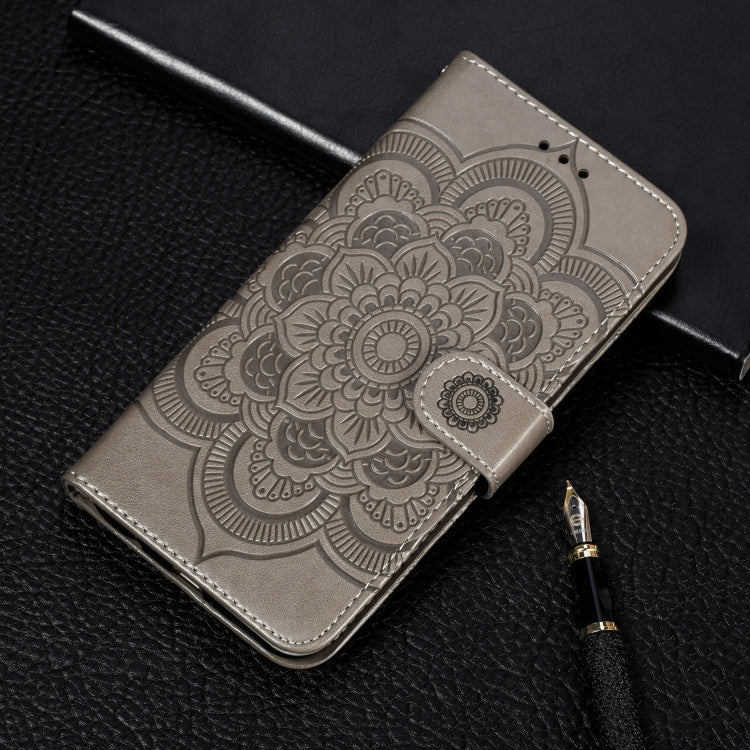 For Huawei Honor Play 3 Mandala Embossing Pattern Horizontal Flip Leather Case with Holder & Card Slots & Wallet & Photo Frame & Lanyard