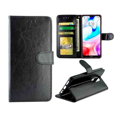 Crazy Horse Texture Leather Horizontal Flip Protective Case with Holder & Card Slots & Wallet & Photo Frame, For Huawei Enjoy 10, For Xiaomi Note10/CC9 Pro, For Xiaomi Redmi Note 8T, For Xiaomi Redmi 8/Redmi 8A, For Samsung Galaxy A30s/A50             ...