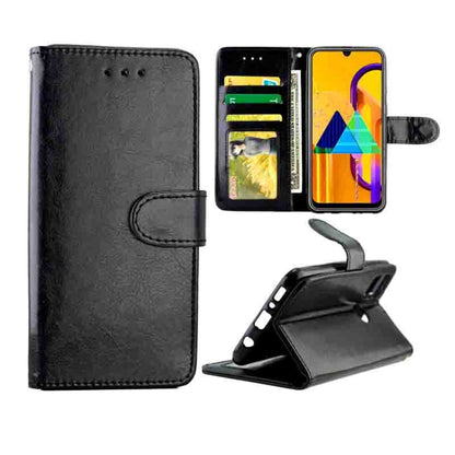 Crazy Horse Texture Leather Horizontal Flip Protective Case with Holder & Card Slots & Wallet & Photo Frame, For Huawei Enjoy 10, For Xiaomi Note10/CC9 Pro, For Xiaomi Redmi Note 8T, For Xiaomi Redmi 8/Redmi 8A, For Samsung Galaxy A30s/A50             ...
