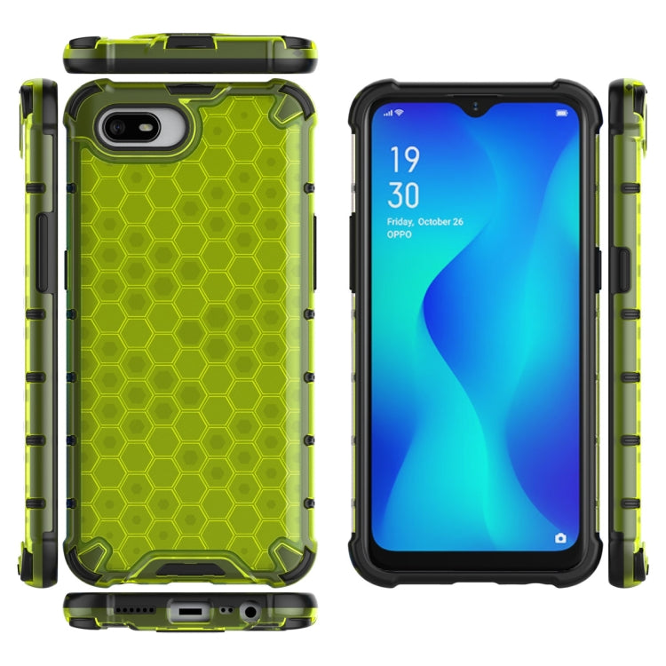 For Oppo A1kShockproof Honeycomb PC + TPU Case
