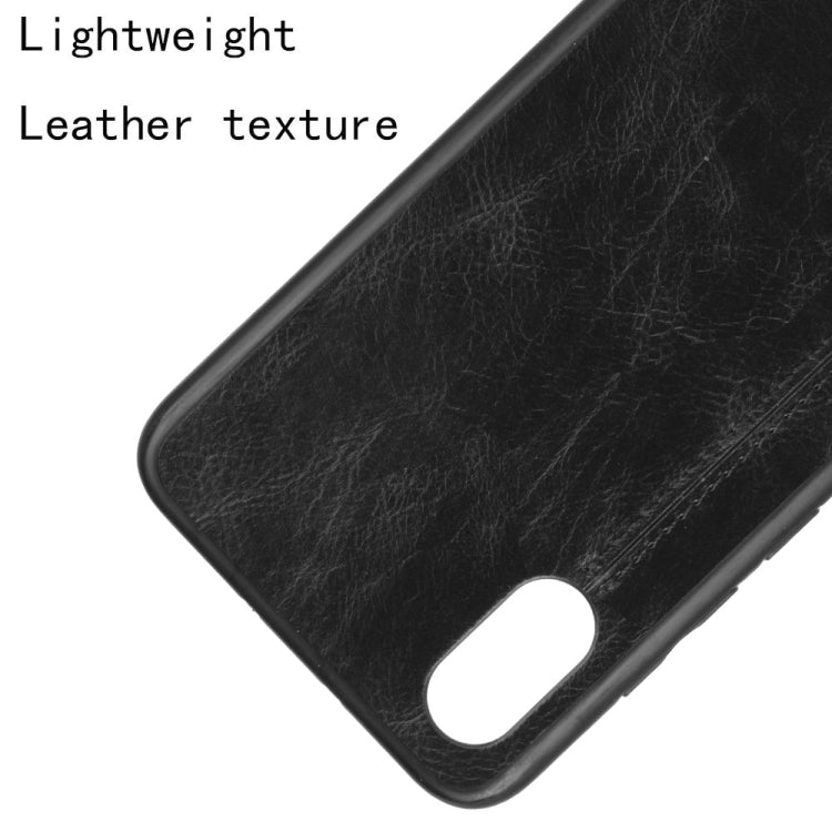 For Xiaomi Mi 8 Pro Shockproof Sewing Cow Pattern Skin PC + PU + TPU Case, For Xiaomi Mi 8 Pro