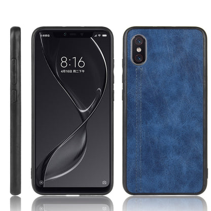 For Xiaomi Mi 8 Pro Shockproof Sewing Cow Pattern Skin PC + PU + TPU Case, For Xiaomi Mi 8 Pro