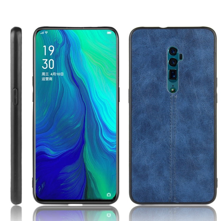 For Oppo Reno 10x zoom Shockproof Sewing Cow Pattern Skin PC + PU + TPU Case, For OPPO Reno 10x zoom