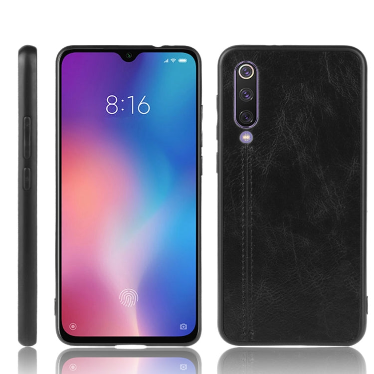 For Xiaomi Mi A3/CC9E Shockproof Sewing Cow Pattern Skin PC + PU + TPU Case, For Xiaomi Mi A3