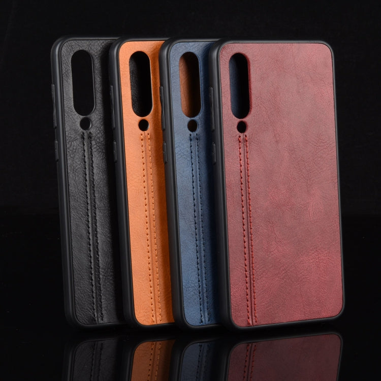For Xiaomi Mi A3/CC9E Shockproof Sewing Cow Pattern Skin PC + PU + TPU Case, For Xiaomi Mi A3