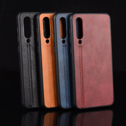 For Xiaomi Mi A3/CC9E Shockproof Sewing Cow Pattern Skin PC + PU + TPU Case, For Xiaomi Mi A3