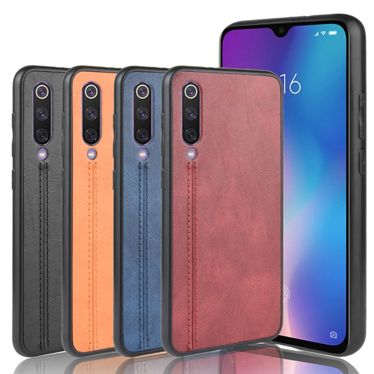For Xiaomi Mi A3/CC9E Shockproof Sewing Cow Pattern Skin PC + PU + TPU Case, For Xiaomi Mi A3