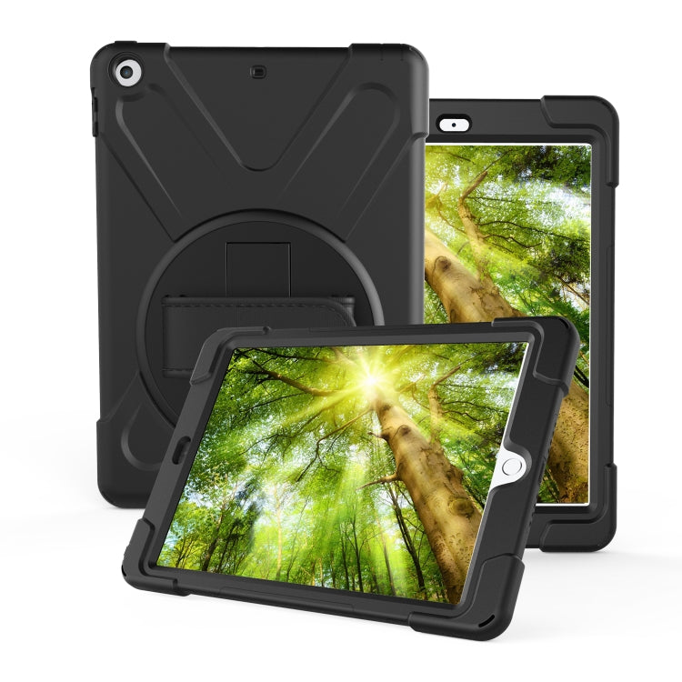 For Amazon fire 7 (2017)(2019) 360 Degree Rotation PC + Silicone Protective Case with Holder & Hand-strap