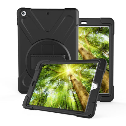 For Amazon fire 7 (2017)(2019) 360 Degree Rotation PC + Silicone Protective Case with Holder & Hand-strap