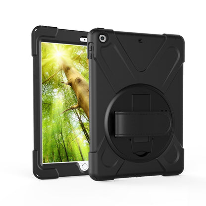 For Amazon fire 7 (2017)(2019) 360 Degree Rotation PC + Silicone Protective Case with Holder & Hand-strap