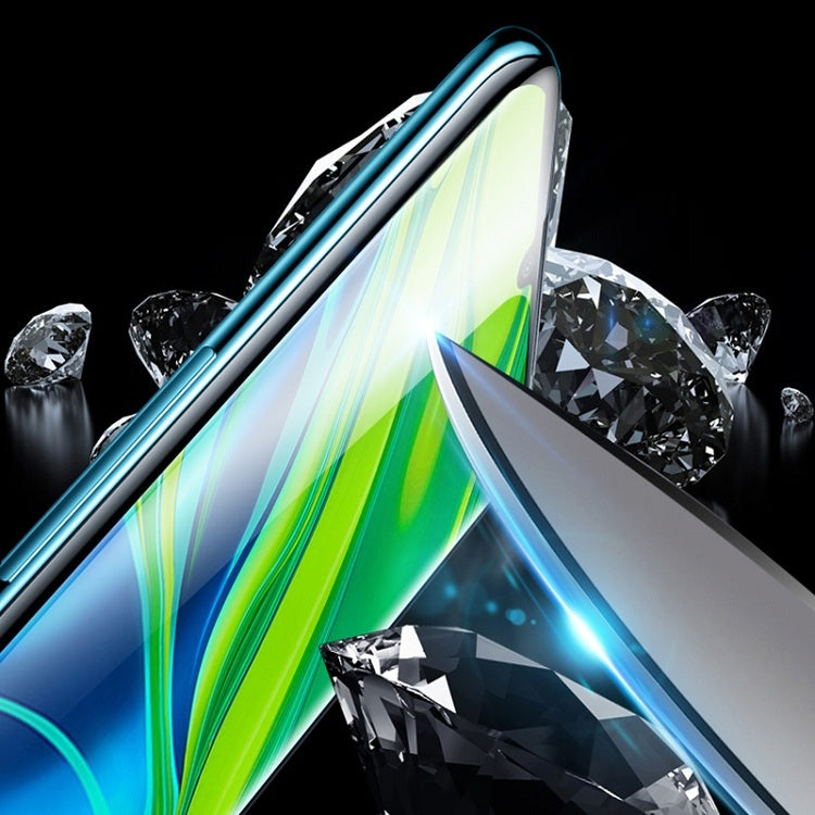 Tempered glass screen protector film for Xiaomi Mi Note 10, curved 3D coverage with edge protection
