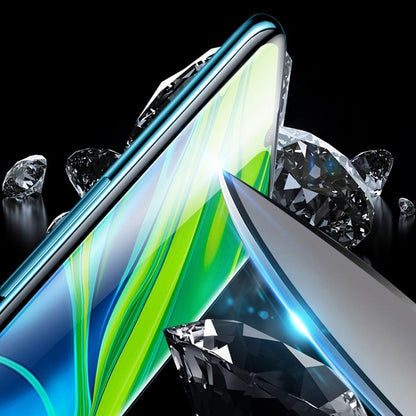 Tempered glass screen protector film for Xiaomi Mi Note 10, curved 3D coverage with edge protection