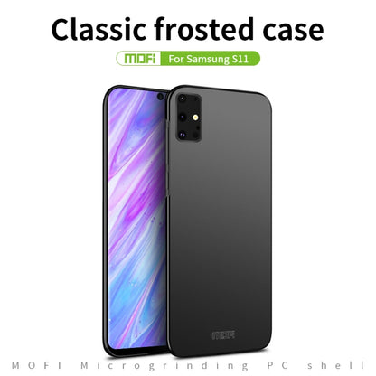 MOFI classic frosted hard phone case, dark gray, with camera cutout and side buttons
