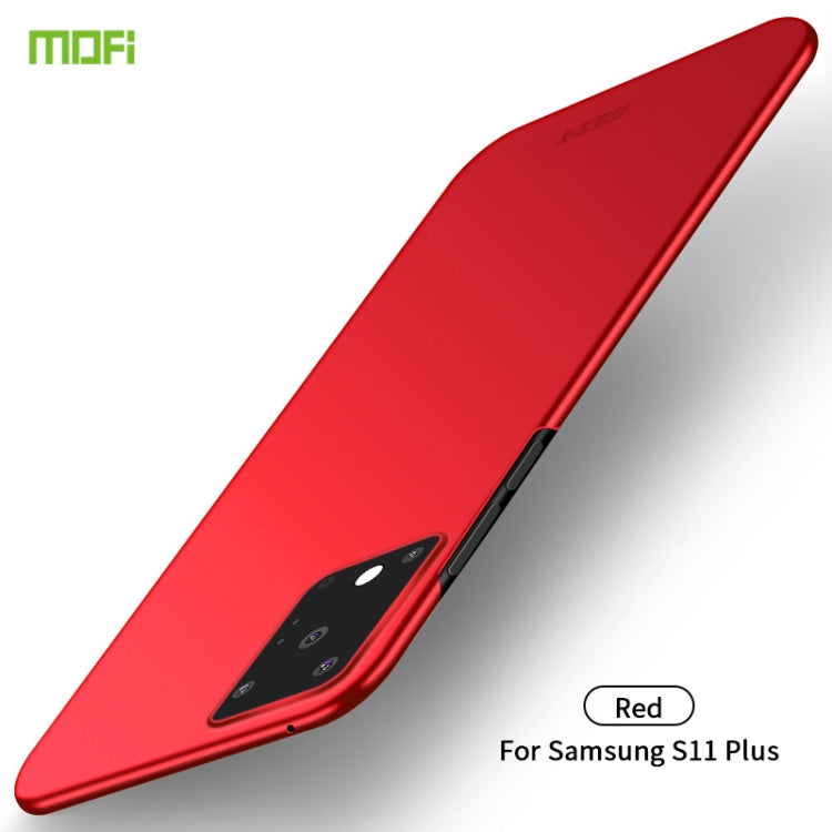 MOFI frosted ultra-thin hard phone case, red, for Samsung S11 Plus