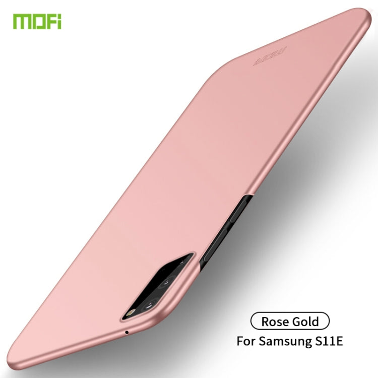 Rose gold frosted ultra-thin hard phone case with camera window and slim edge profile
