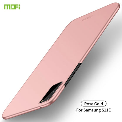 Rose gold frosted ultra-thin hard phone case with camera window and slim edge profile