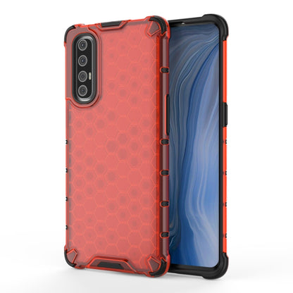 For OPPO Reno3pro  Shockproof Honeycomb PC + TPU Case, For OPPO Reno 3 Pro