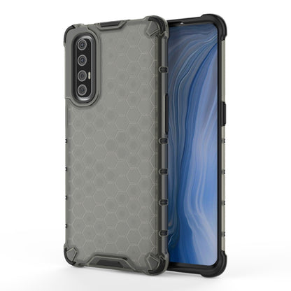 For OPPO Reno3pro  Shockproof Honeycomb PC + TPU Case, For OPPO Reno 3 Pro