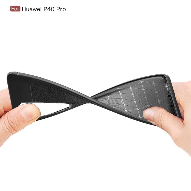 For Huawei P40 Pro Litchi Texture TPU Shockproof Case, For Huawei P40 Pro
