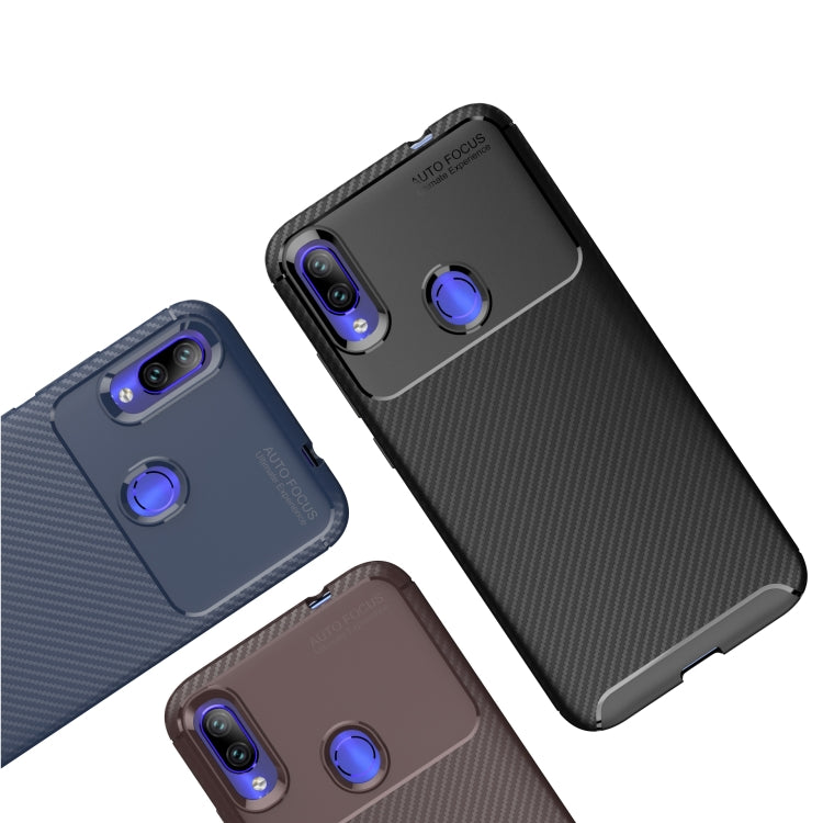 For OPPO A8 Carbon Fiber Texture Shockproof TPU Case, For OPPO A8