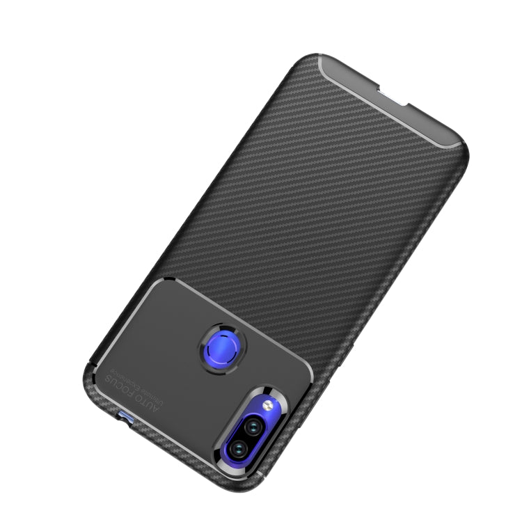 For OPPO A8 Carbon Fiber Texture Shockproof TPU Case, For OPPO A8