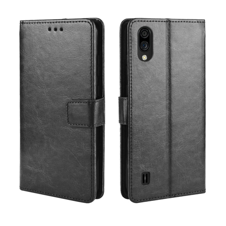 For ZTE Blade A5 2020 Retro Crazy Horse Texture Horizontal Flip Leather Case with Holder & Card Slots & Photo Frame, For ZTE Blade A5 2020