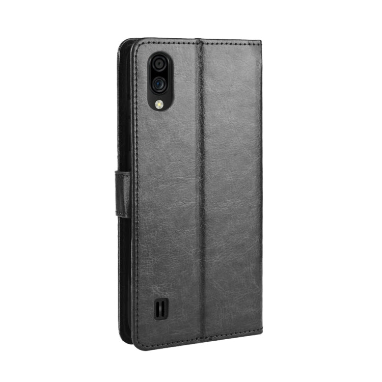 For ZTE Blade A5 2020 Retro Crazy Horse Texture Horizontal Flip Leather Case with Holder & Card Slots & Photo Frame, For ZTE Blade A5 2020