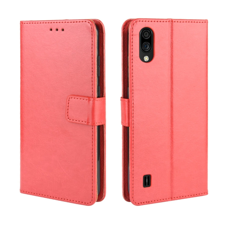 For ZTE Blade A5 2020 Retro Crazy Horse Texture Horizontal Flip Leather Case with Holder & Card Slots & Photo Frame, For ZTE Blade A5 2020