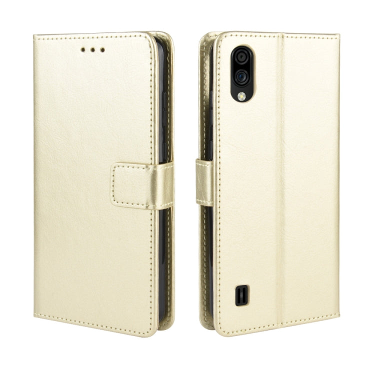 For ZTE Blade A5 2020 Retro Crazy Horse Texture Horizontal Flip Leather Case with Holder & Card Slots & Photo Frame, For ZTE Blade A5 2020