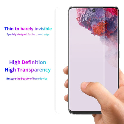 Thin clear PET screen protector film for curved smartphone screen