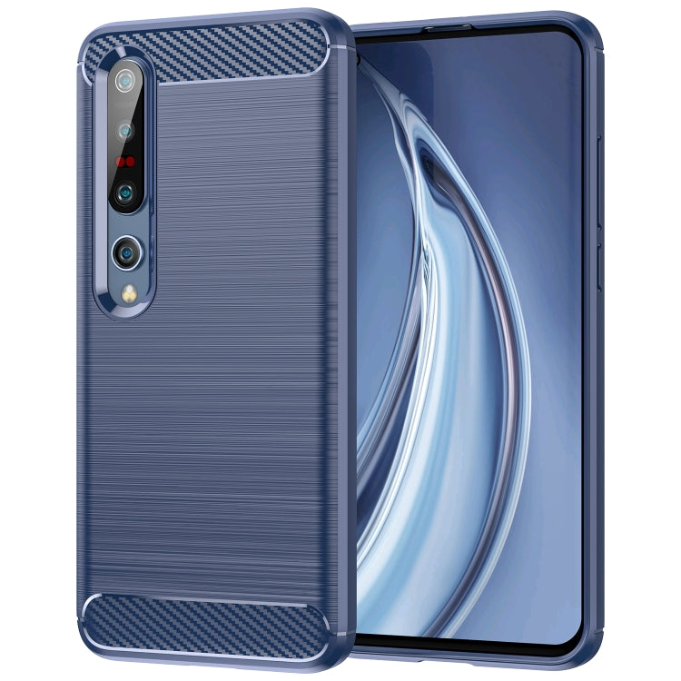 For Xiaomi Mi 10 / 10 Pro Brushed Texture Carbon Fiber TPU Case, For Xiaomi Mi 10 / 10 Pro