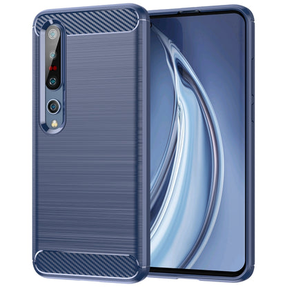 For Xiaomi Mi 10 / 10 Pro Brushed Texture Carbon Fiber TPU Case, For Xiaomi Mi 10 / 10 Pro