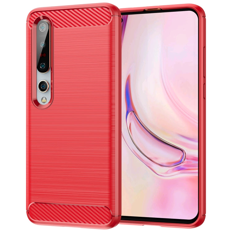 For Xiaomi Mi 10 / 10 Pro Brushed Texture Carbon Fiber TPU Case, For Xiaomi Mi 10 / 10 Pro